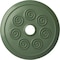 Ekena Millwork Spiral Ceiling Medallion (Fits Canopies up to 4"), 25 1/4"OD x 4"ID x 2"P, Athenian Green CM25SPAGF - alternate 1